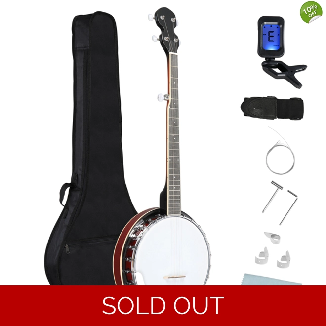 product Image for Full Size 5 String Right Handed Banjos Set